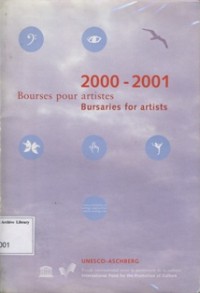 Bursaries for Artist 2000-2001