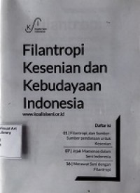 Filantropi Kebudayaan Indonesia