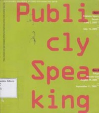 Publicly Speaking