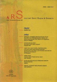 Ars: Jurnal Seni Rupa dan Desain, 6 September-Desember 2007