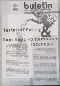 Buletin Asosiasi Pematung Indonesia Edisi 4 - Maret 2004