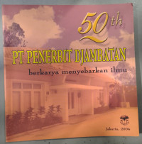 50 th PT Penerbit Djambatan