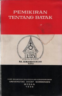 Pemikiran Tentang Batak